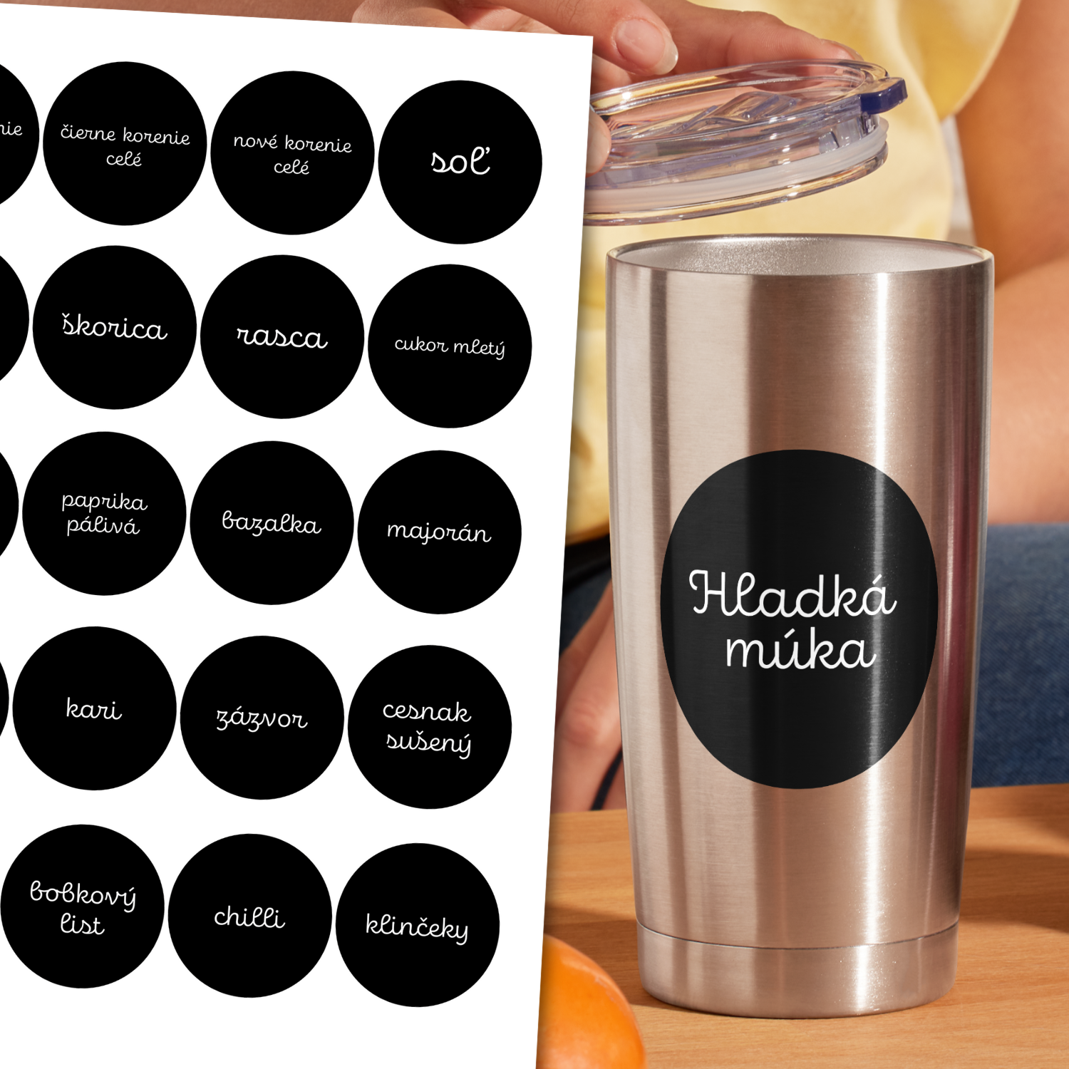 Nálepky na koreničky K02 uvod